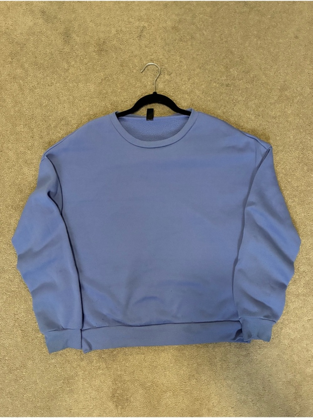 Men's Crewneck Sweater in Lavender purple
